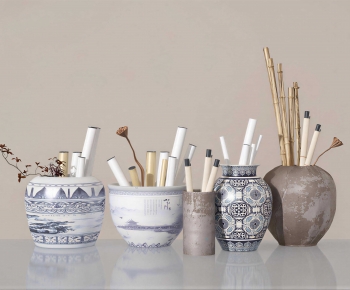 New Chinese Style Decorative Set-ID:733819963