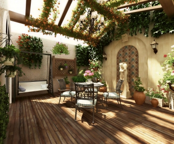 American Style Courtyard/landscape-ID:746529102