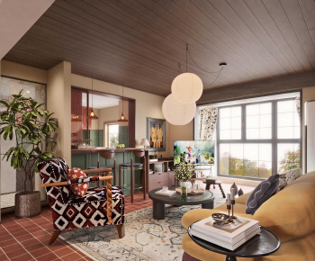 Modern A Living Room-ID:933289584