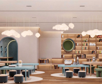 Modern Children's Reading Room-ID:770066987