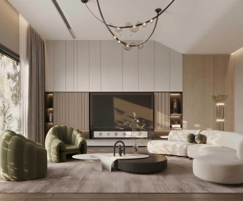 Modern A Living Room-ID:599292045