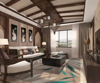 Southeast Asian Style A Living Room-ID:360347999
