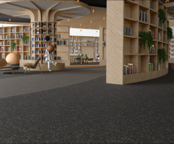 Modern Bookstore Book Bar-ID:253006941