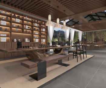 New Chinese Style Tea House-ID:448954119