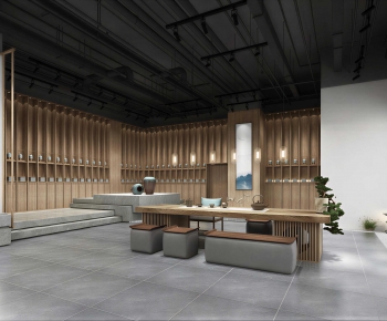 New Chinese Style Tea House-ID:696579935