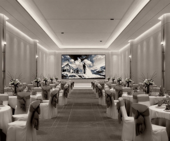 Modern Banquet Hall-ID:662262922