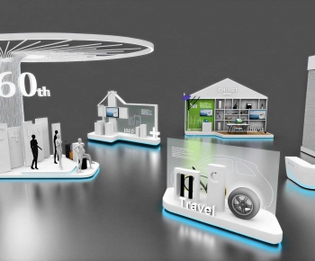 Modern Exhibition Hall-ID:305847887