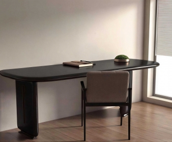 Modern Computer Desk And Chair-ID:365279913