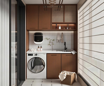 Modern Balcony Laundry Room-ID:316246997