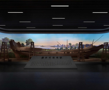 Modern Exhibition Hall-ID:553143024