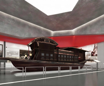 Modern Exhibition Hall-ID:719826949