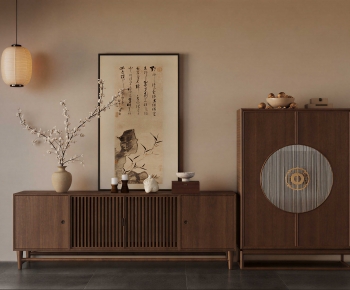 New Chinese Style Side Cabinet-ID:800964121