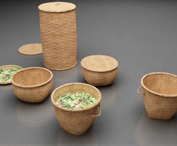 Chinese Style Storage Basket-ID:300407893