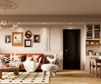 French Style A Living Room-ID:147798062