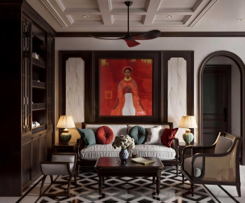 Southeast Asian Style A Living Room-ID:413523912