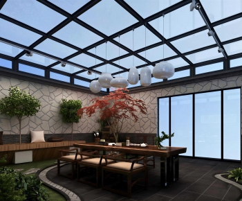 Modern Glass Sun Room-ID:713747987