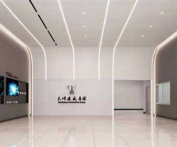 Modern Office Reception Desk-ID:830378067