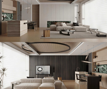 Modern A Living Room-ID:952249058