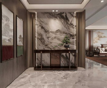 New Chinese Style Hallway-ID:126188994