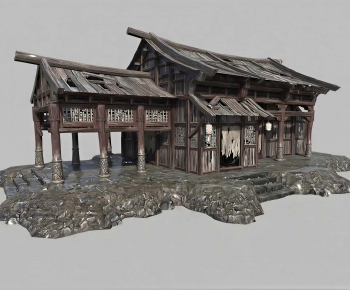 Chinese Style Ancient Architectural Buildings-ID:442022093