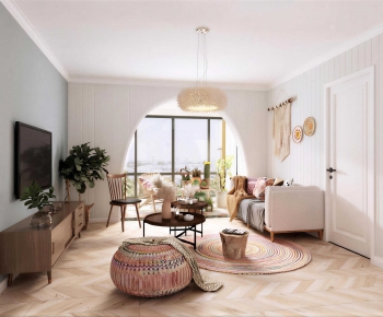 Nordic Style A Living Room-ID:673716074