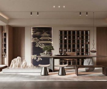 New Chinese Style Tea House-ID:952889987