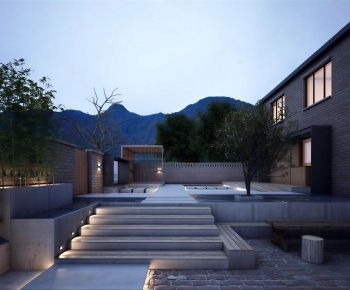 Modern Courtyard/landscape-ID:730577951