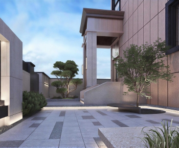 Modern Courtyard/landscape-ID:321306947
