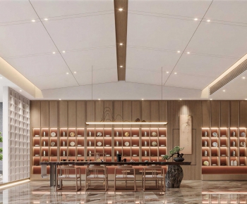 New Chinese Style Teahouse Tea House-ID:635601045
