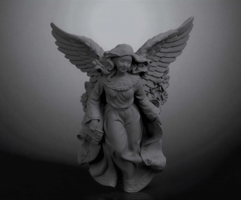 European Style Sculpture Sketch-ID:483887919