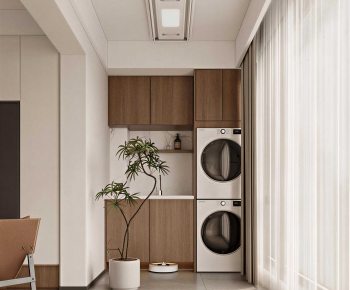 Modern Balcony Laundry Room-ID:212915905