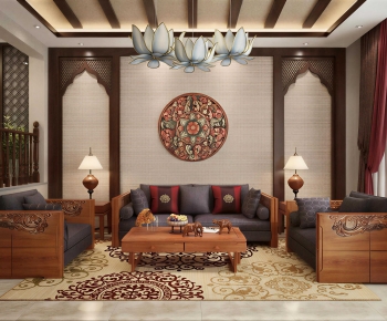 Southeast Asian Style A Living Room-ID:365160948