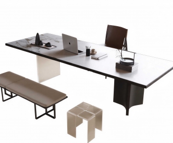 Modern Office Desk And Chair-ID:231681118