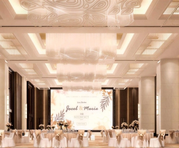 Modern Banquet Hall-ID:445837973