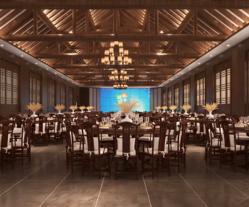 New Chinese Style Banquet Hall-ID:110070949