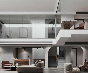 Modern A Living Room-ID:512836933