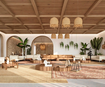 Wabi-sabi Style A Living Room-ID:152358066