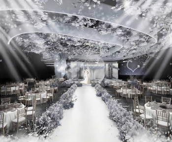 Modern Banquet Hall-ID:698832044