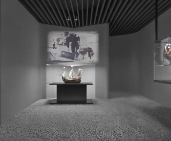 Modern Exhibition Hall-ID:347080234