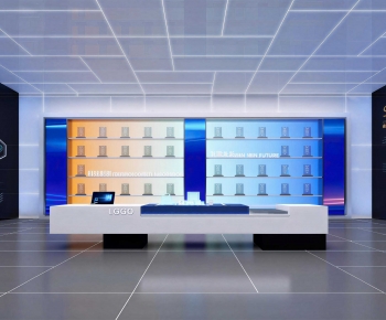 Modern Exhibition Hall-ID:303456077