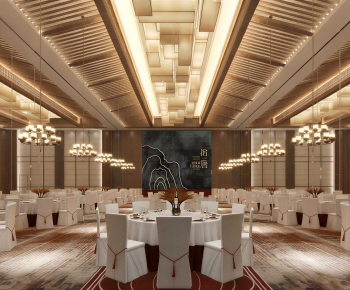 New Chinese Style Banquet Hall-ID:854556082