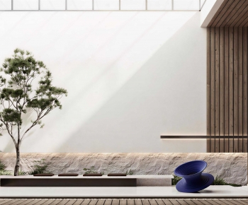 Modern Courtyard/landscape-ID:672462948
