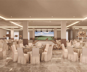 Modern Banquet Hall-ID:553639898
