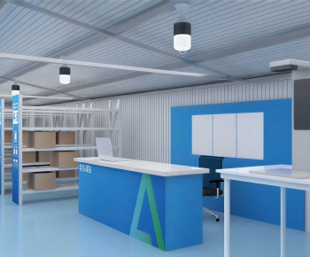 Modern Factory Floor/warehouse-ID:213656909