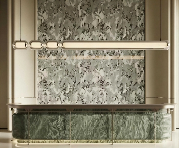 Modern Office Reception Desk-ID:762617113