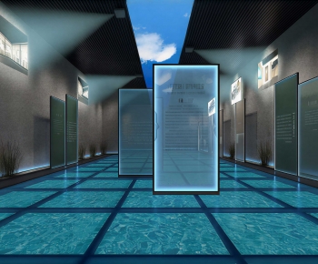 Modern Exhibition Hall-ID:770714046