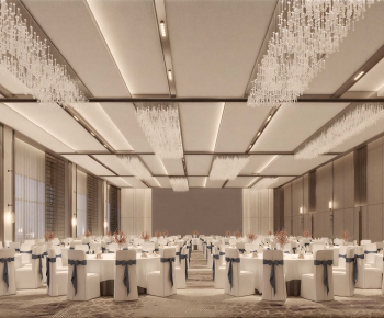 Modern Banquet Hall-ID:716695078