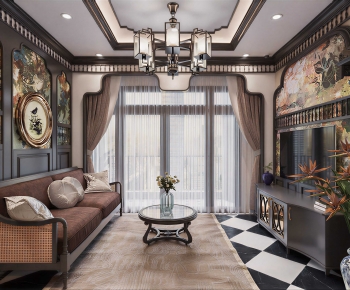 European Style A Living Room-ID:858186017