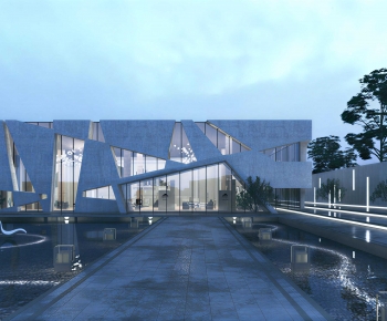 Modern Appearance Of Commercial Building-ID:626566898