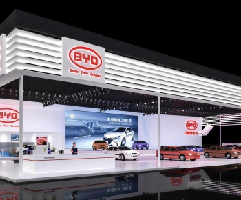 Modern Exhibition Hall-ID:684618956